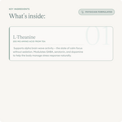 Calming L-theanine