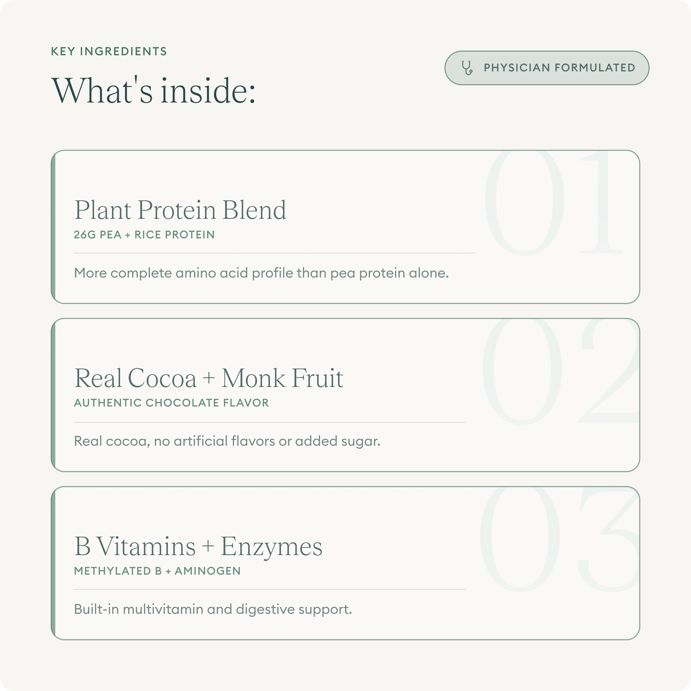 Chocolate Rebuild Clean Protein Powder