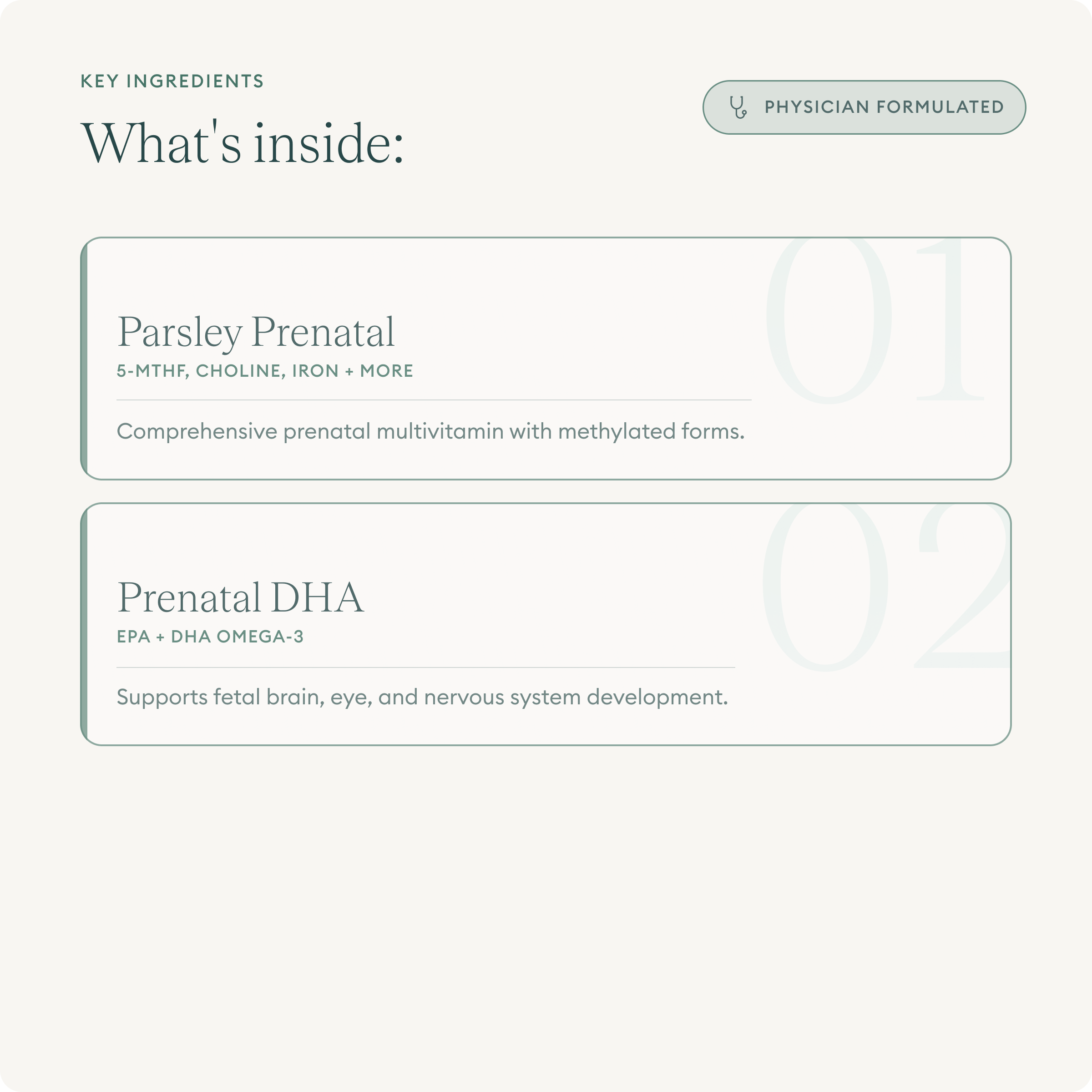 Parsley Prenatal Bundle