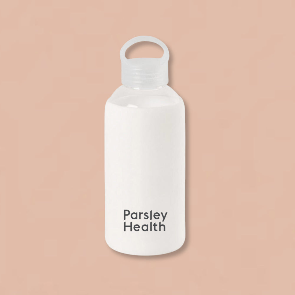 Parsley Health Glass Water Bottle
